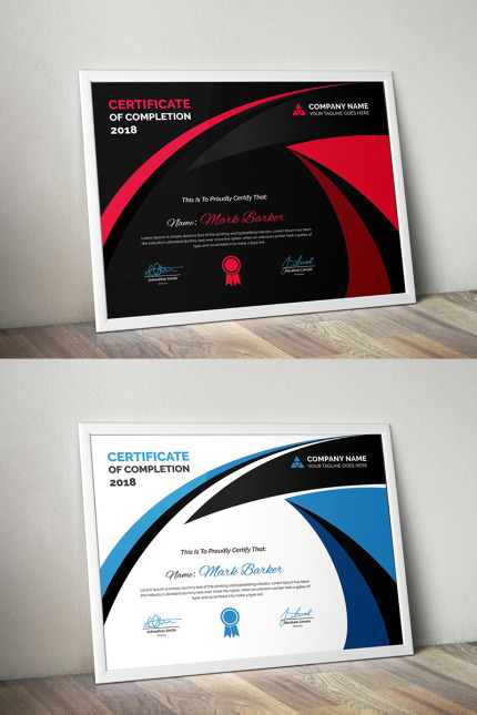 Kit Graphique #96149 Certificate Entreprise Divers Modles Web - Logo template Preview
