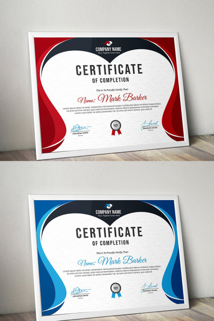 Kit Graphique #96222 Certificate Entreprise Divers Modles Web - Logo template Preview