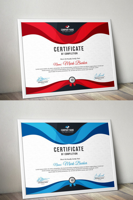 Kit Graphique #96223 Certificate Entreprise Divers Modles Web - Logo template Preview