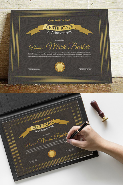Kit Graphique #96331 Certificate Entreprise Divers Modles Web - Logo template Preview
