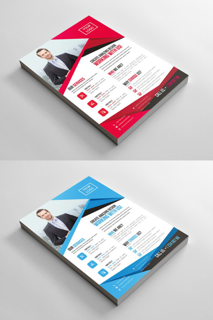 Kit Graphique #96412 A4 Abstrait Divers Modles Web - Logo template Preview