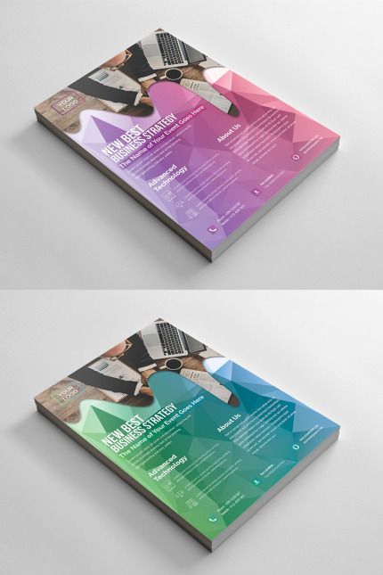 Kit Graphique #96461 Abstract Prospectus Divers Modles Web - Logo template Preview