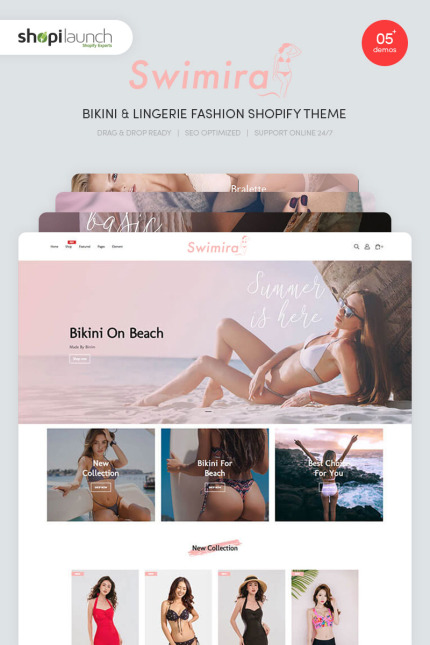 Kit Graphique #96814 Bikini Boutique Divers Modles Web - Logo template Preview
