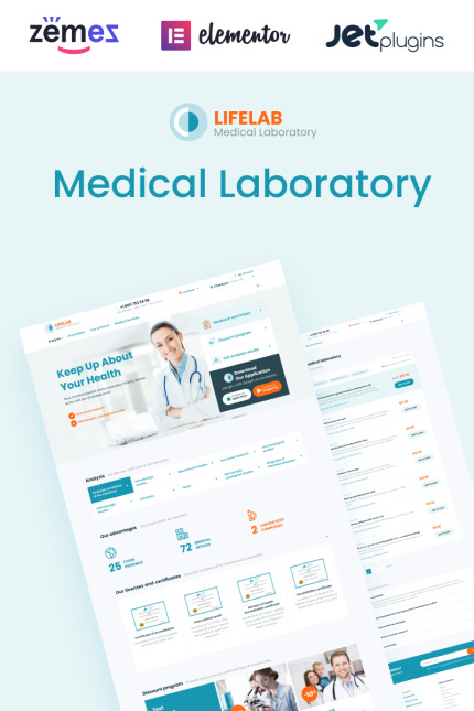 Kit Graphique #96983 Laboratory Theme Divers Modles Web - Logo template Preview