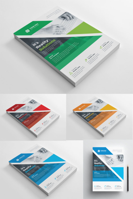 Kit Graphique #97036 Entreprise Prospectus Divers Modles Web - Logo template Preview