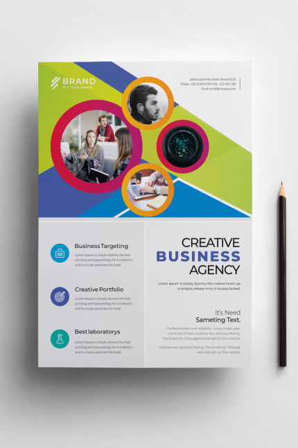 Kit Graphique #97072 Prospectus Entreprise Divers Modles Web - Logo template Preview