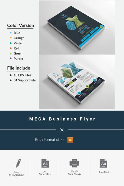 Kit Graphique #97100 Flyer Corporate Divers Modles Web - Logo template Preview