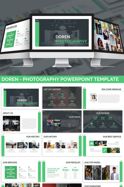 Kit Graphique #97181 Kamera Photographe Divers Modles Web - Logo template Preview