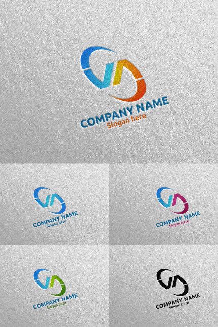 Kit Graphique #97646 Letter V Divers Modèles Web - Logo template Preview