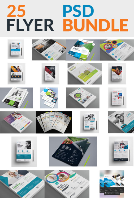 Kit Graphique #97661 Prospectus Entreprise Divers Modles Web - Logo template Preview