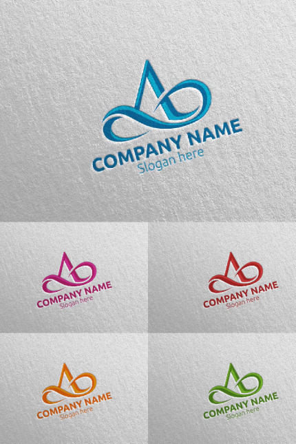 Kit Graphique #97722 Letter A Divers Modles Web - Logo template Preview