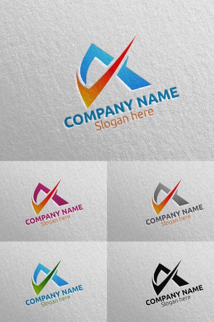 Kit Graphique #97737 Letter A Divers Modles Web - Logo template Preview