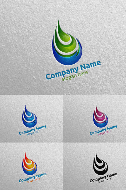 Kit Graphique #97847 Pure Huile Divers Modles Web - Logo template Preview