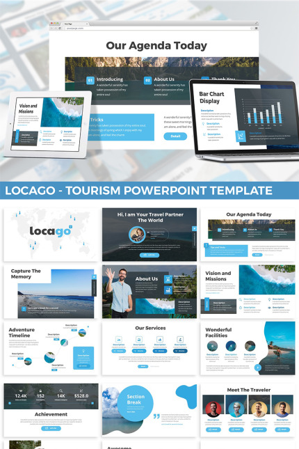 Kit Graphique #97918 Travel Vacation Divers Modles Web - Logo template Preview