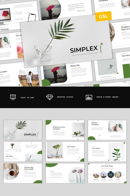 Kit Graphique #97963 Agency Botanical Divers Modles Web - Logo template Preview