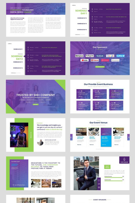 Kit Graphique #97970 Conference Seminar Divers Modles Web - Logo template Preview
