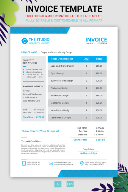 Kit Graphique #98078 A4 Calculation Divers Modles Web - Logo template Preview