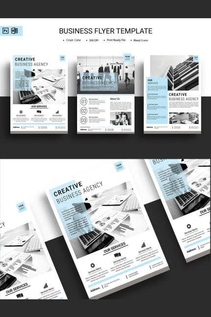 Kit Graphique #98106 Business Prospectus Divers Modles Web - Logo template Preview