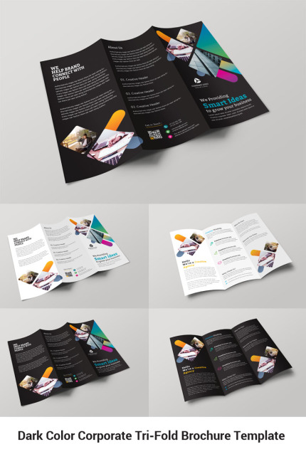 Kit Graphique #98111 Tri-fold Abstrait Divers Modles Web - Logo template Preview