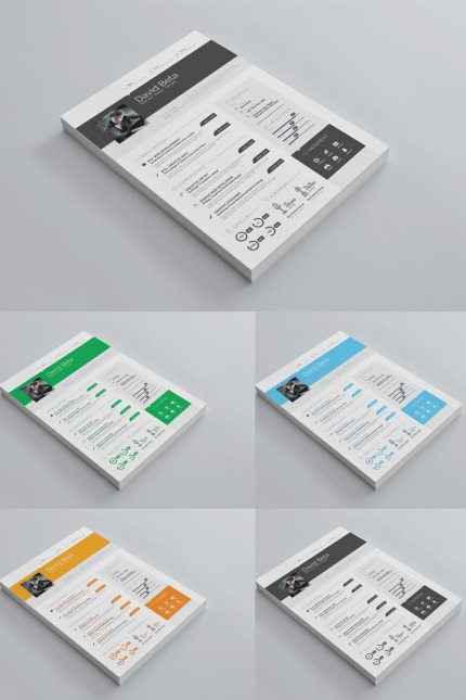 Kit Graphique #98113 Creative Rsum Divers Modles Web - Logo template Preview