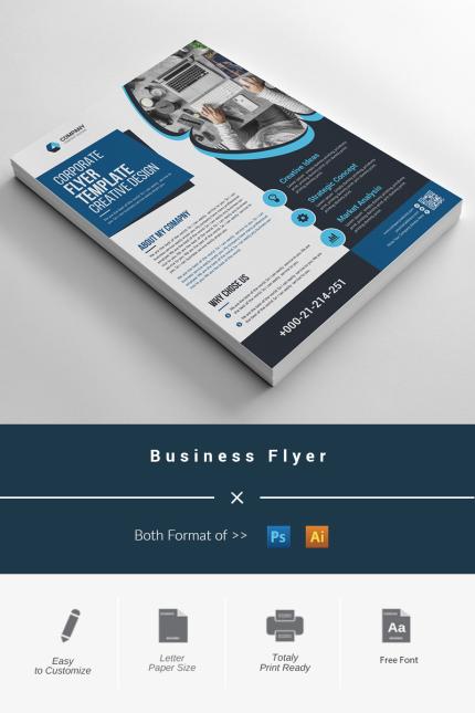 Kit Graphique #98115 Psd Flyer Divers Modles Web - Logo template Preview