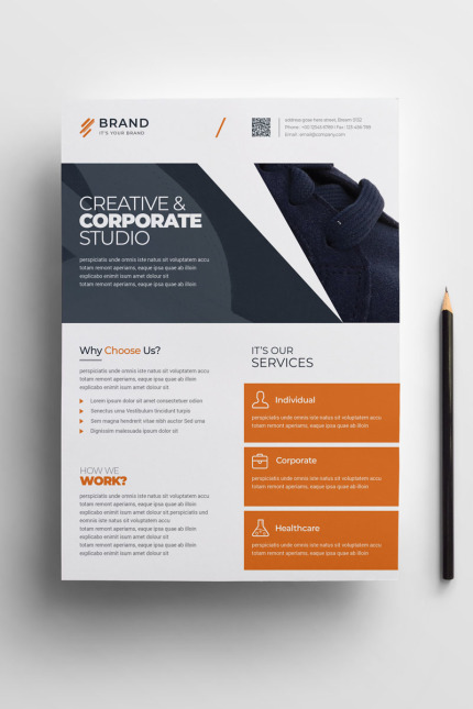 Kit Graphique #98116 Flyer Corporate Divers Modles Web - Logo template Preview
