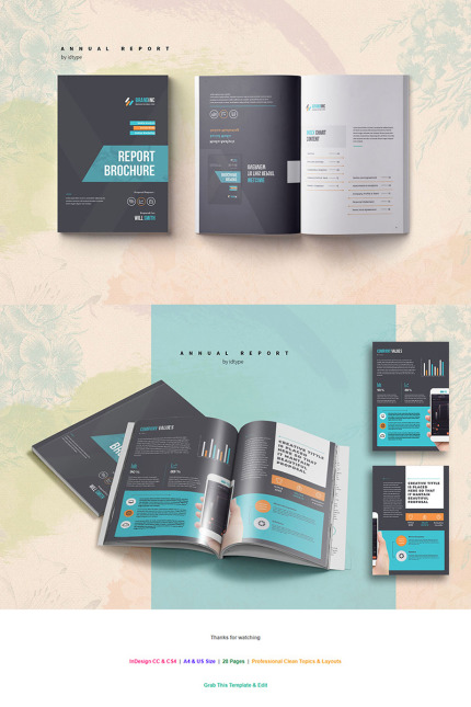 Kit Graphique #98118 A4 Annual Divers Modles Web - Logo template Preview