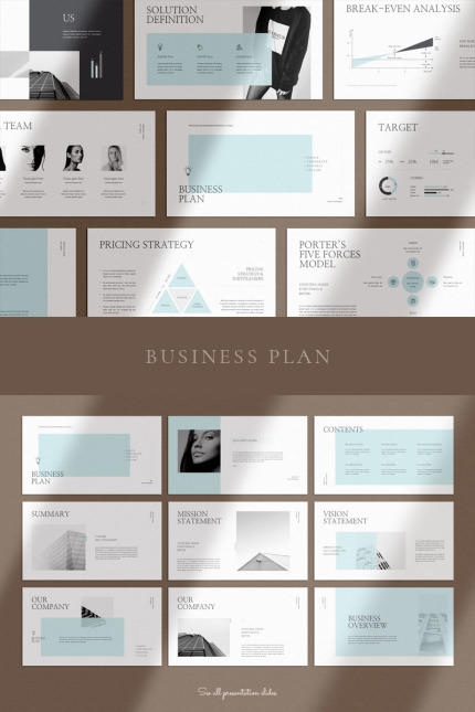 Kit Graphique #98260 Powerpoint Template Divers Modles Web - Logo template Preview