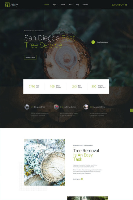 Kit Graphique #98415 Arborist Tree Divers Modles Web - Logo template Preview