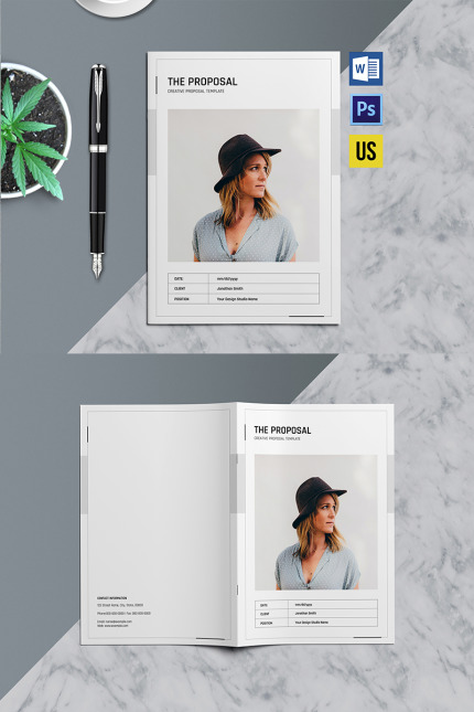 Kit Graphique #98427 Us Lettre Divers Modèles Web - Logo template Preview